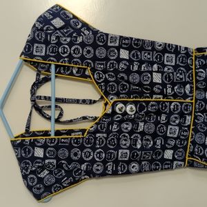 Modcloth Trollied Dolly Travel Navy Dress M